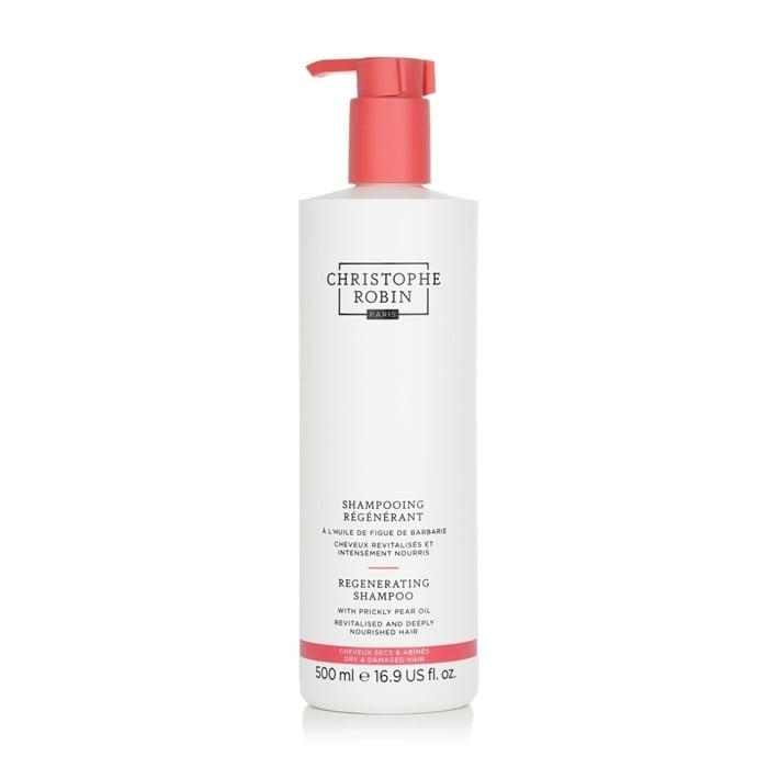 Christophe Robin Regenerating Shampoo with Prickly Pear Oil - Dry & Damaged Hair 500ml/16.9oz Image 1