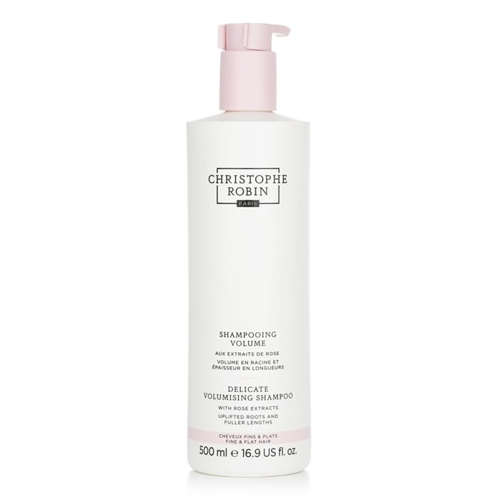 Christophe Robin Delicate Volumising Shampoo with Rose Extracts - Fine and Flat Hair 500ml/16.9oz Image 1