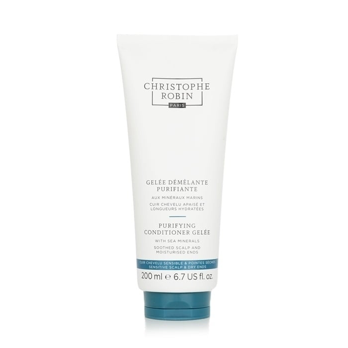 Christophe Robin Purifying Conditioner Gelee with Sea Minerals - Sensitive Scalp and Dry Ends 200ml/6.7oz Image 1