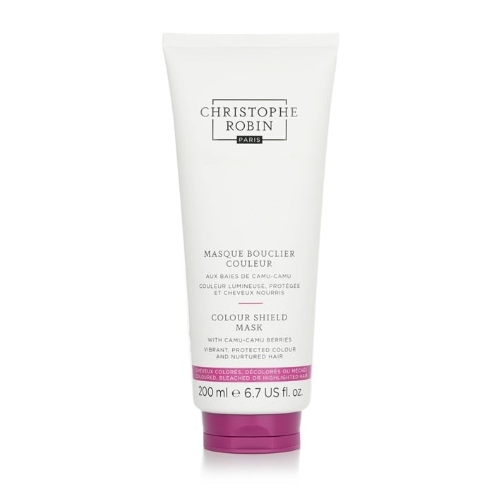 Christophe Robin Colour Shield Mask with Camu-Camu Berries - Colored Bleached or Highlighted Hair 200ml/6.7oz Image 1