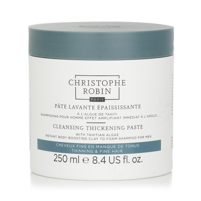 Christophe Robin Cleansing Thickening Paste with Tahitian Algae For Men (Instant Body Boosting Clay to Foam Shampoo) Image 1