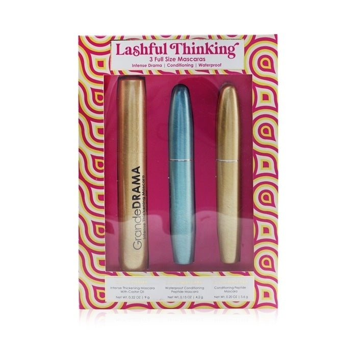 Grande Cosmetics (GrandeLash) Lashful Thinking Set (3x Mascara) 3pcs Image 1