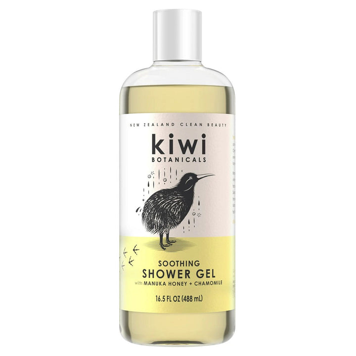 Kiwi Botanicals Soothing Shower Gel, Chamomile and Manuka Honey, 16.5 fl oz Image 1