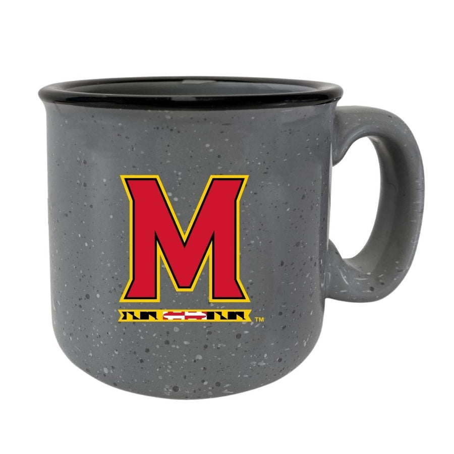 Maryland Terrapins Pride - 16 oz Speckled Ceramic Camper Mug- Choose Your Color Image 1