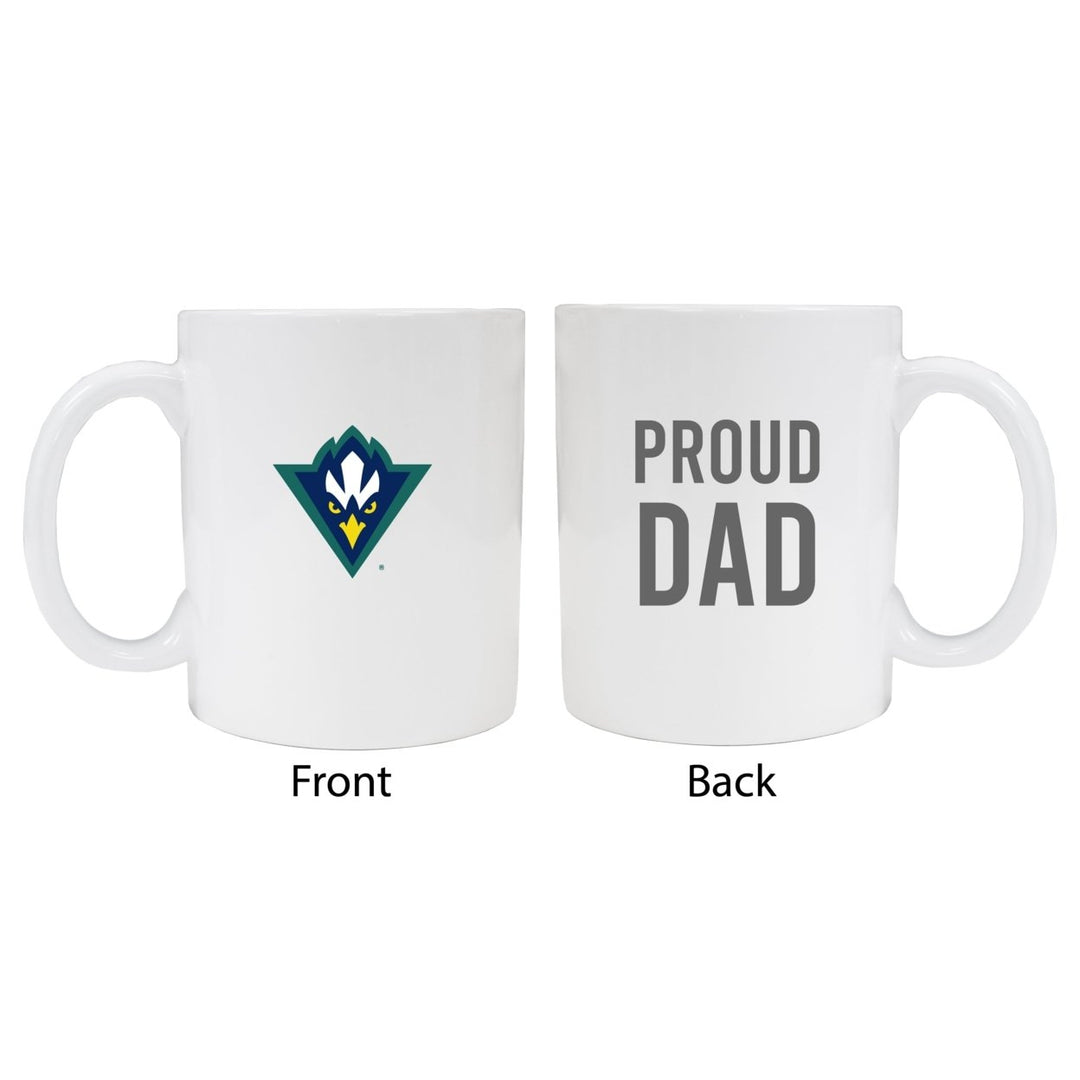 North Carolina Wilmington Seahawks Proud Dad Ceramic Coffee Mug - White (2 Pack) Image 1