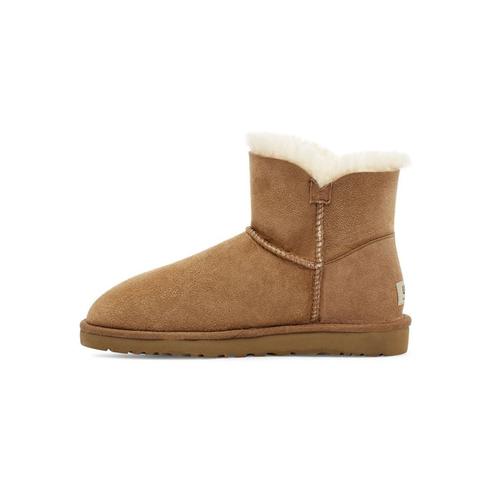 UGG Womens Mini Bailey Button II Boot Chestnut - 1016422-CHE AD TEMPLATE SIZE CHESTNUT Image 3