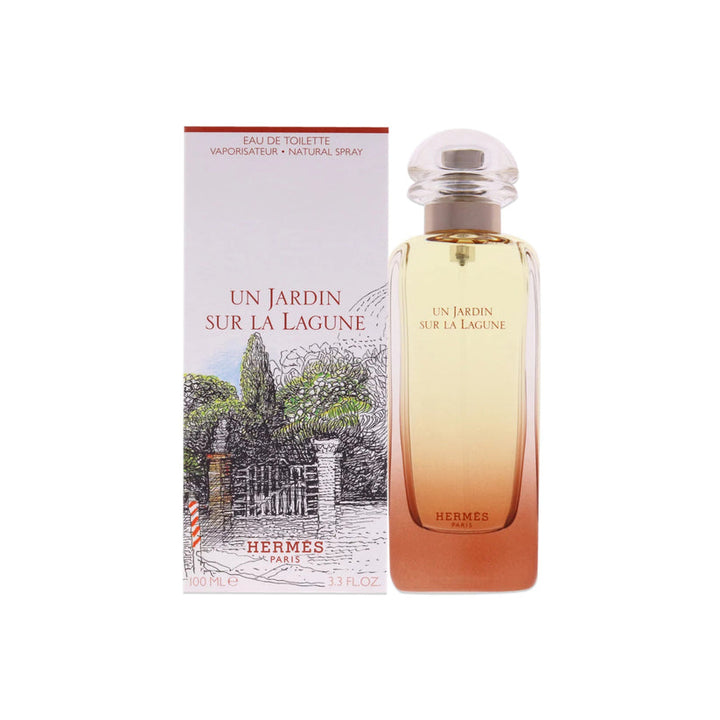 Hermes Un Jardin Sur La Lagune EDT Spray 3.3 oz Women Magnolia Floral Fragrance Image 1