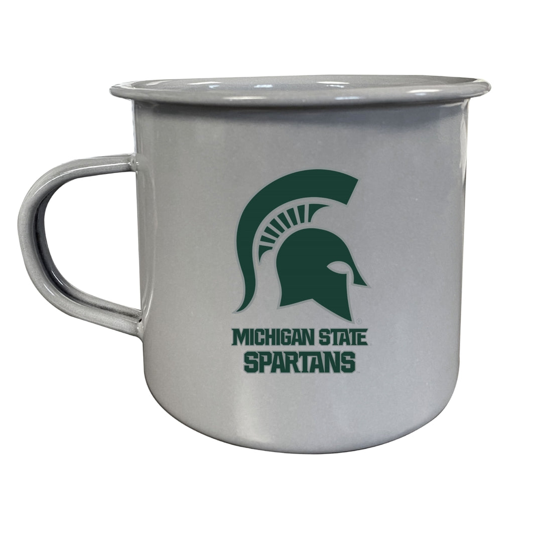 Michigan State Spartans NCAA Tin Camper Coffee Mug - Choose Your Color Image 1