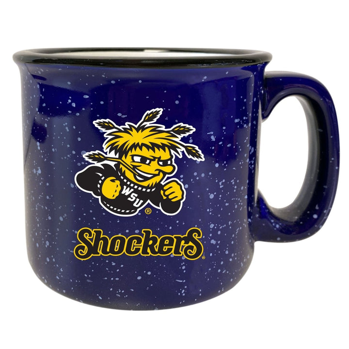 Wichita State Shockers Speckled Ceramic Camper Coffee Mug - Choose Your Color Image 3