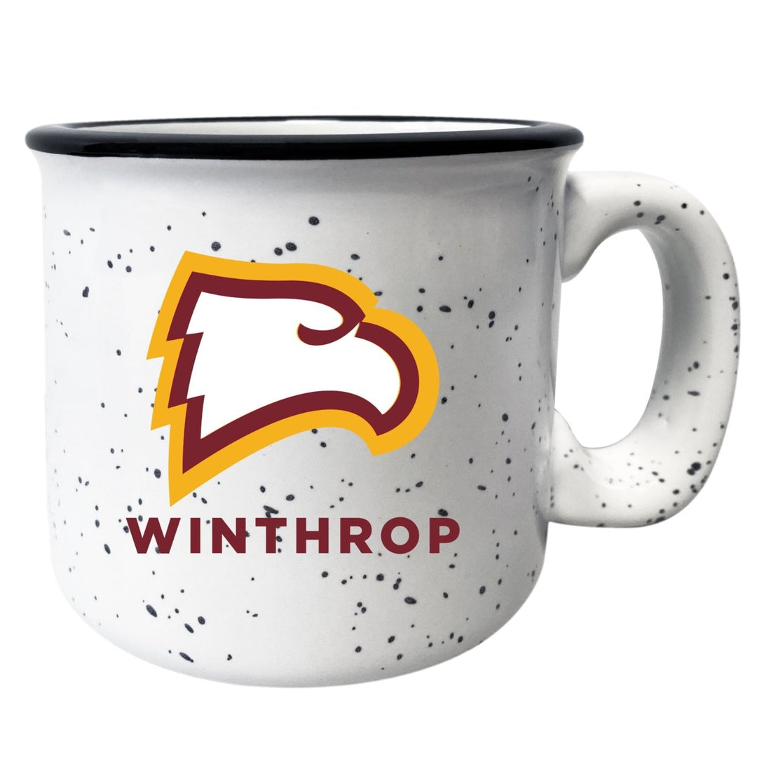 Winthrop University Pride - 16 oz Speckled Ceramic Camper Mug- Choose Your Color Image 1