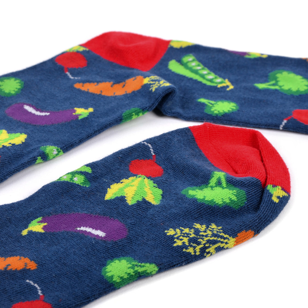 Mens Vegetables Socks Fun Novelty Socks Crazy Fun Lovely Food Crew Socks Groomsmen Wedding Socks Image 4