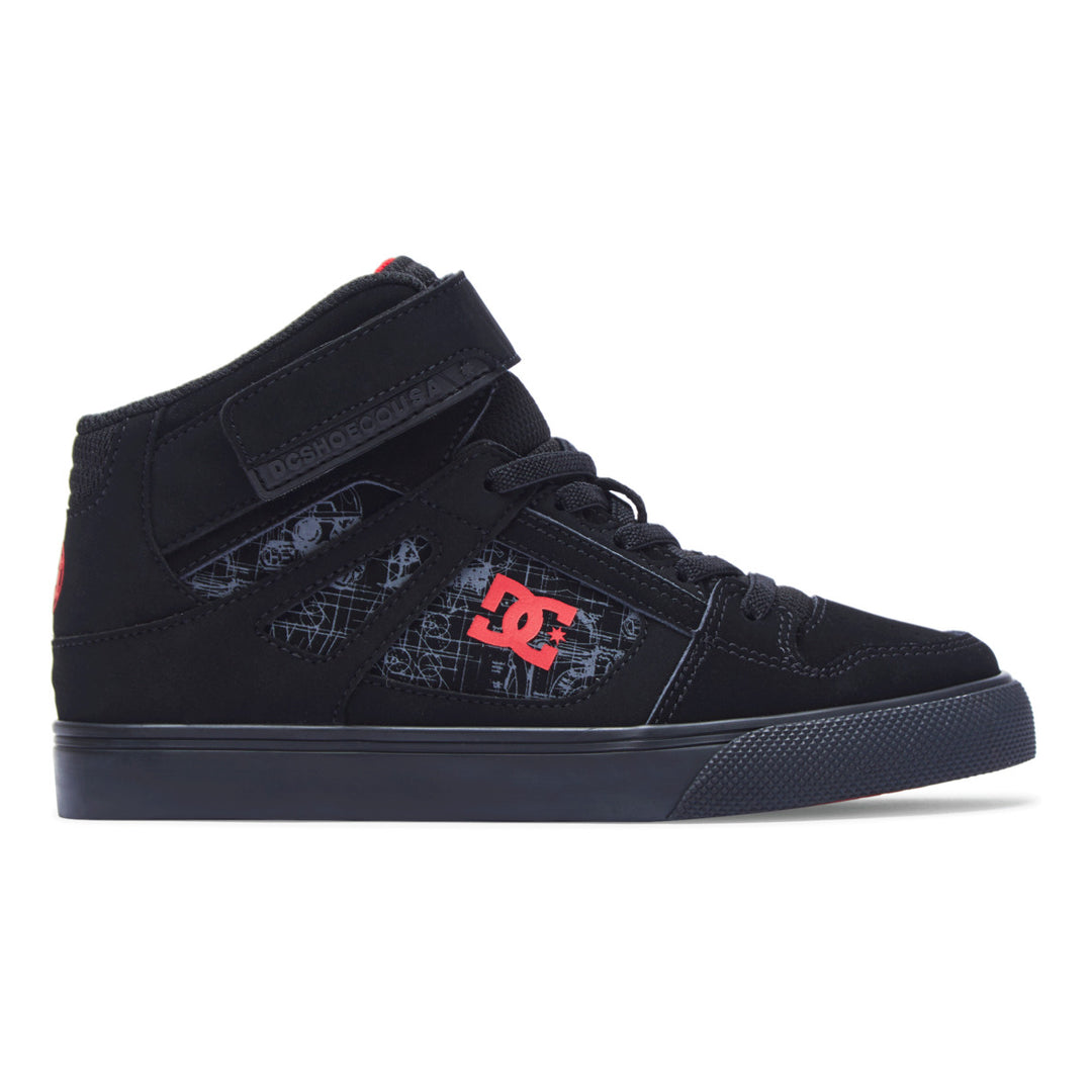 DC Unisex-Child Star Wars Pure Hi Shoe Skate  BLACK/RED/BLACK Image 2