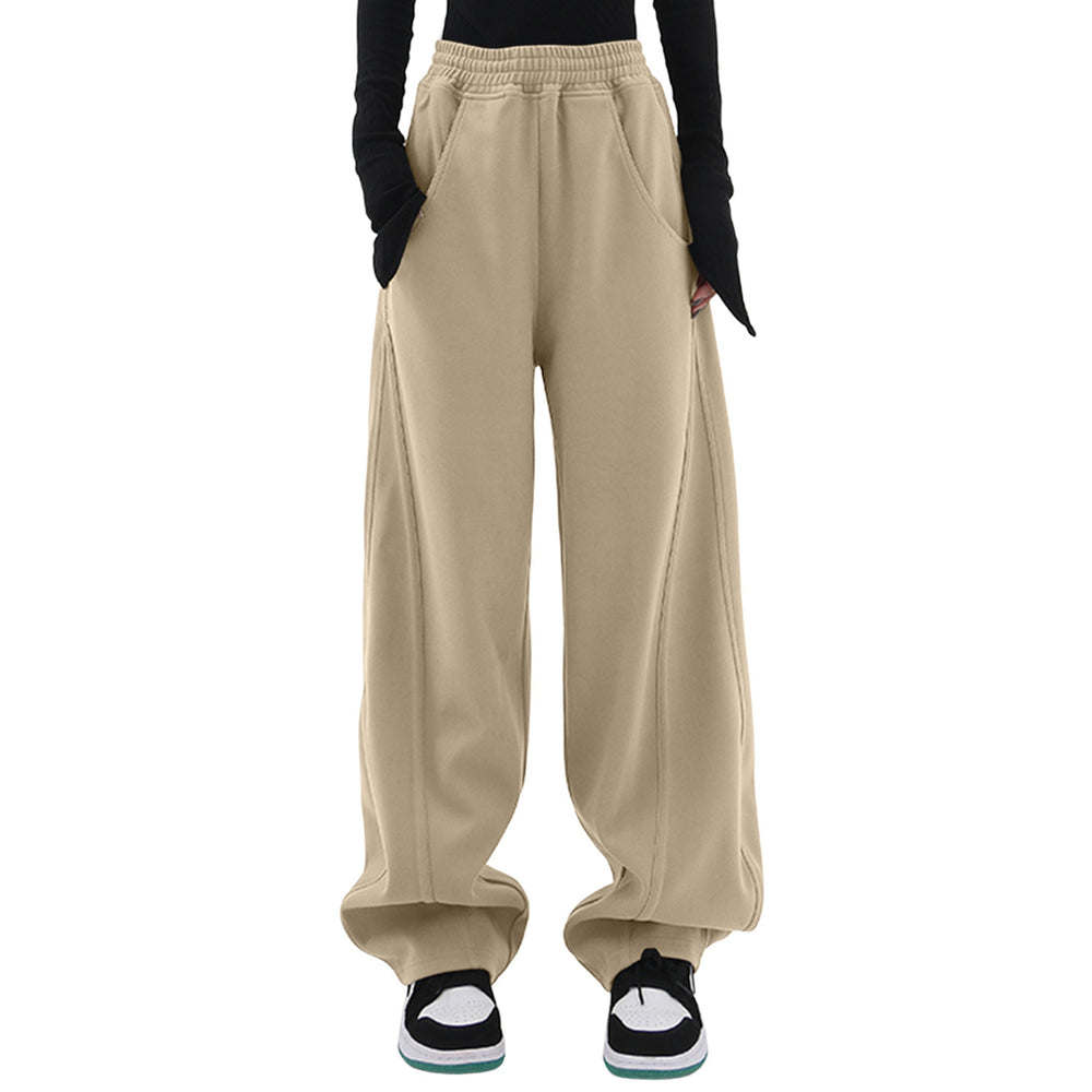 Womens Apricot Loose sweater banana pants Image 2