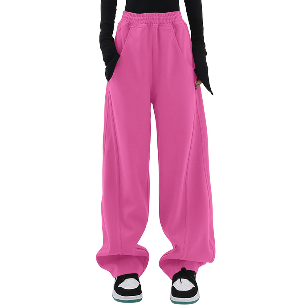 Womens Rose Loose sweater banana pants Image 2