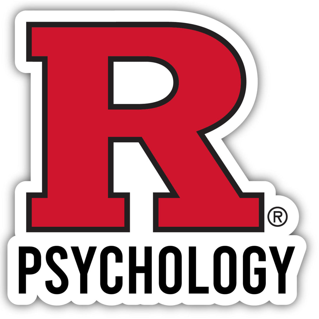 Rutgers University Scarlet Knights Psychology Decal Die Cut Sticker Choice of Size Image 1