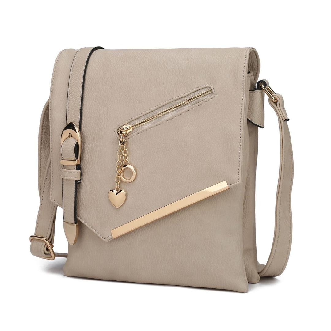 MKF Collection Jasmine Crossbody Bag Vegan Leather Shoulder Bag Handbag by Mia K. Image 2