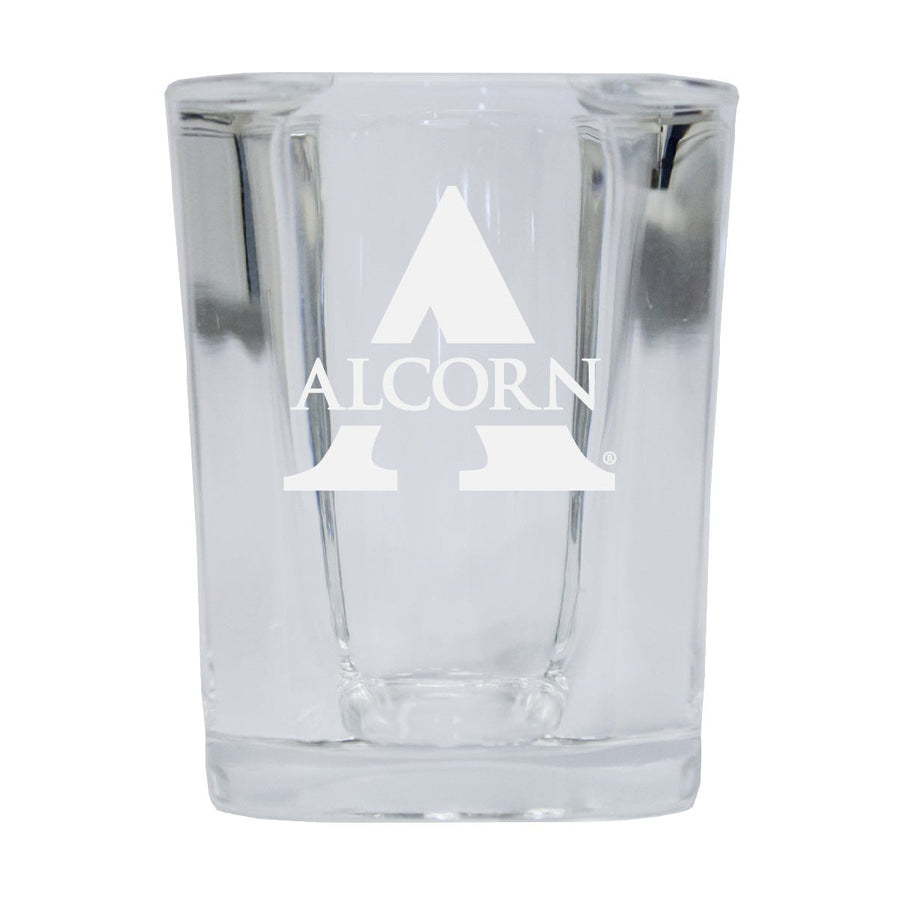 Alcorn State Braves NCAA Collectors Edition 2oz Square Shot Glass - Laser Etched Logo Image 1