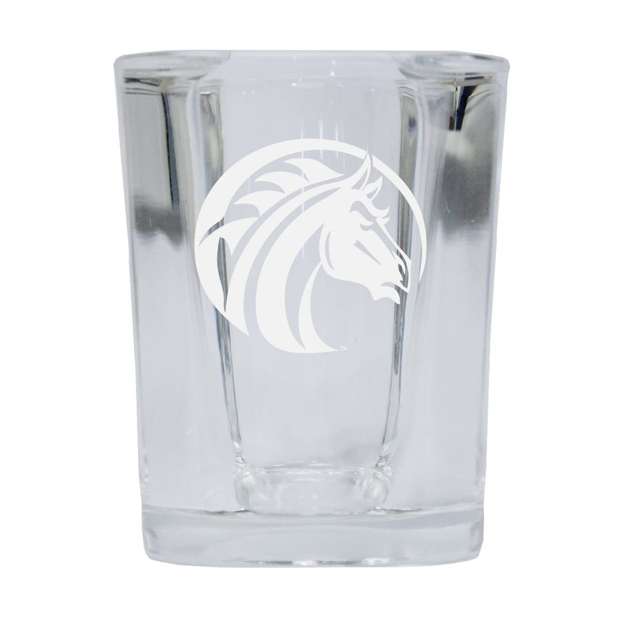 Fayetteville State University NCAA Collectors Edition 2oz Square Shot Glass - Laser Etched Logo Image 1