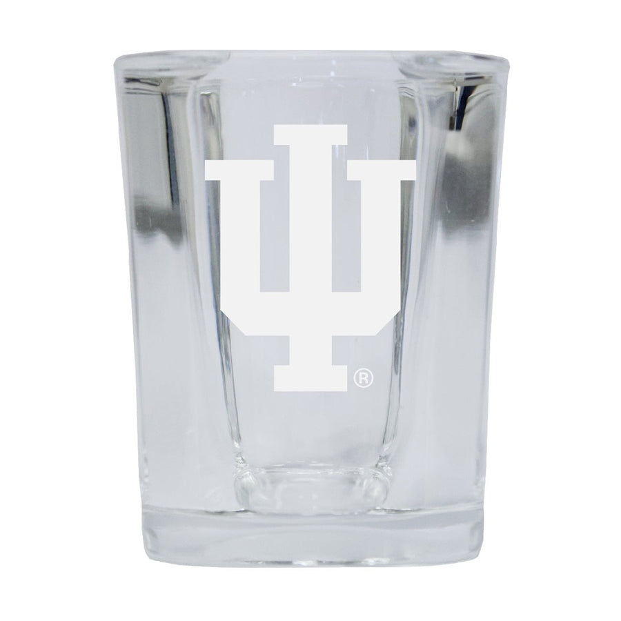 Indiana Hoosiers NCAA Collectors Edition 2oz Square Shot Glass - Laser Etched Logo Image 1