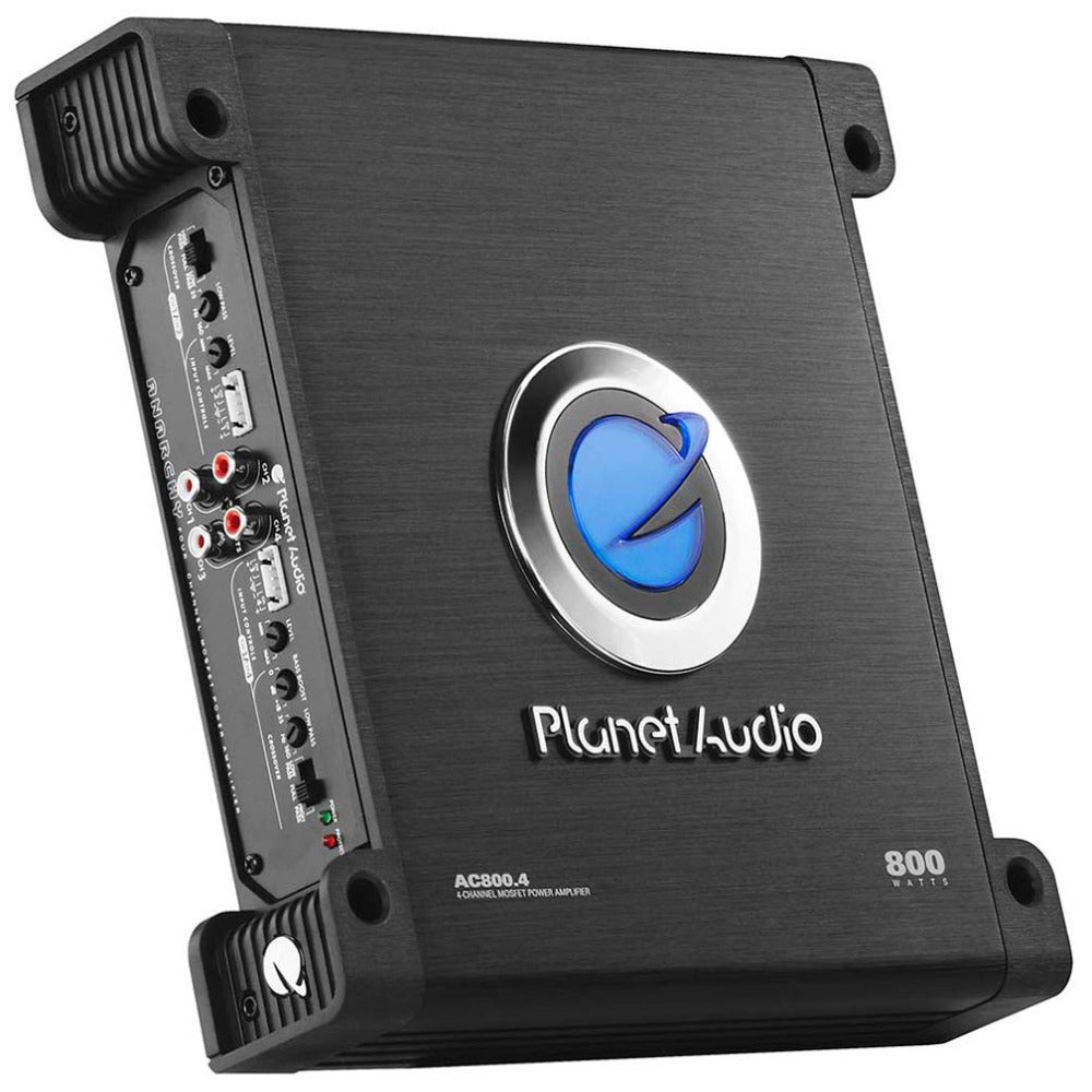 Planet Audio AC800.4 4 Channel Car Amplifier  800 Watts, Full Range, Class A/B, 2-4 Ohm Stable, Mosfet Power Supply, Image 3