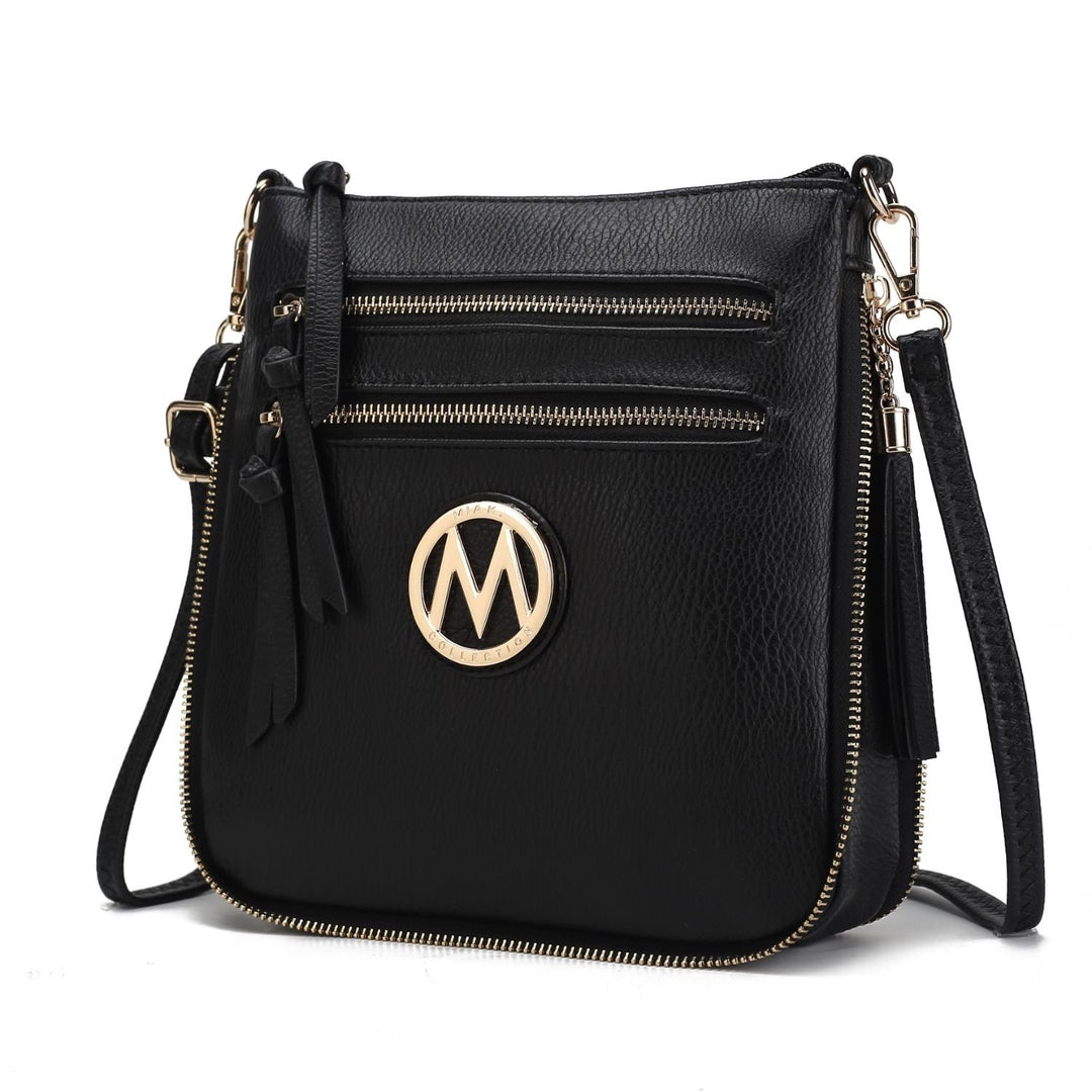 MKF Collection Angelina Shoulder Bag Vegan Leather Crossbody Handbag by Mia K. Image 3