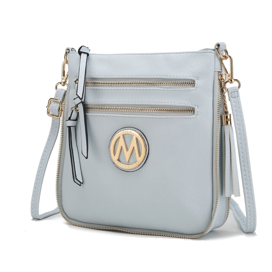 MKF Collection Angelina Shoulder Bag Vegan Leather Crossbody Handbag by Mia K. Image 4