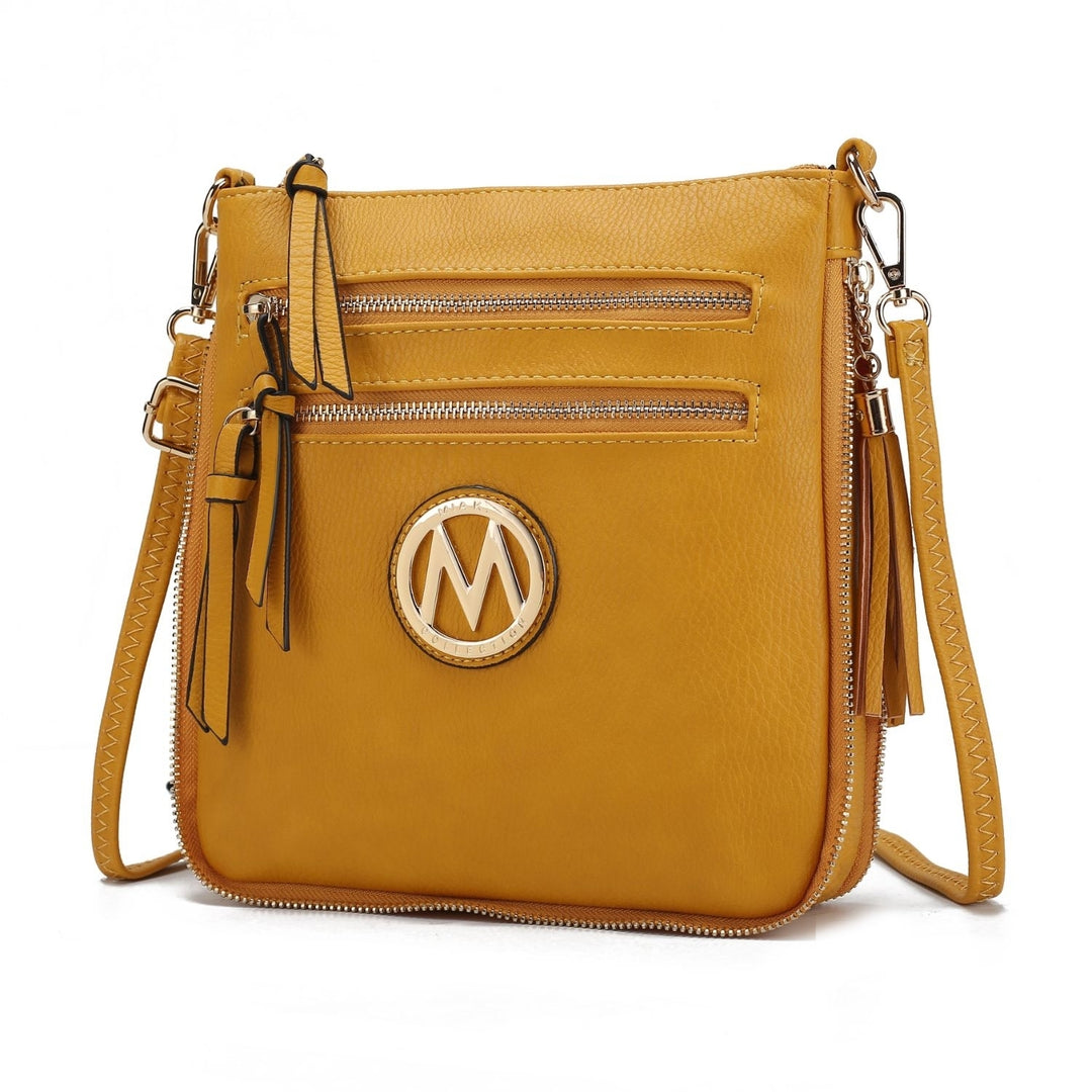 MKF Collection Angelina Shoulder Bag Vegan Leather Crossbody Handbag by Mia K. Image 6