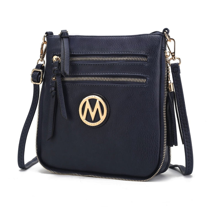 MKF Collection Angelina Shoulder Bag Vegan Leather Crossbody Handbag by Mia K. Image 7