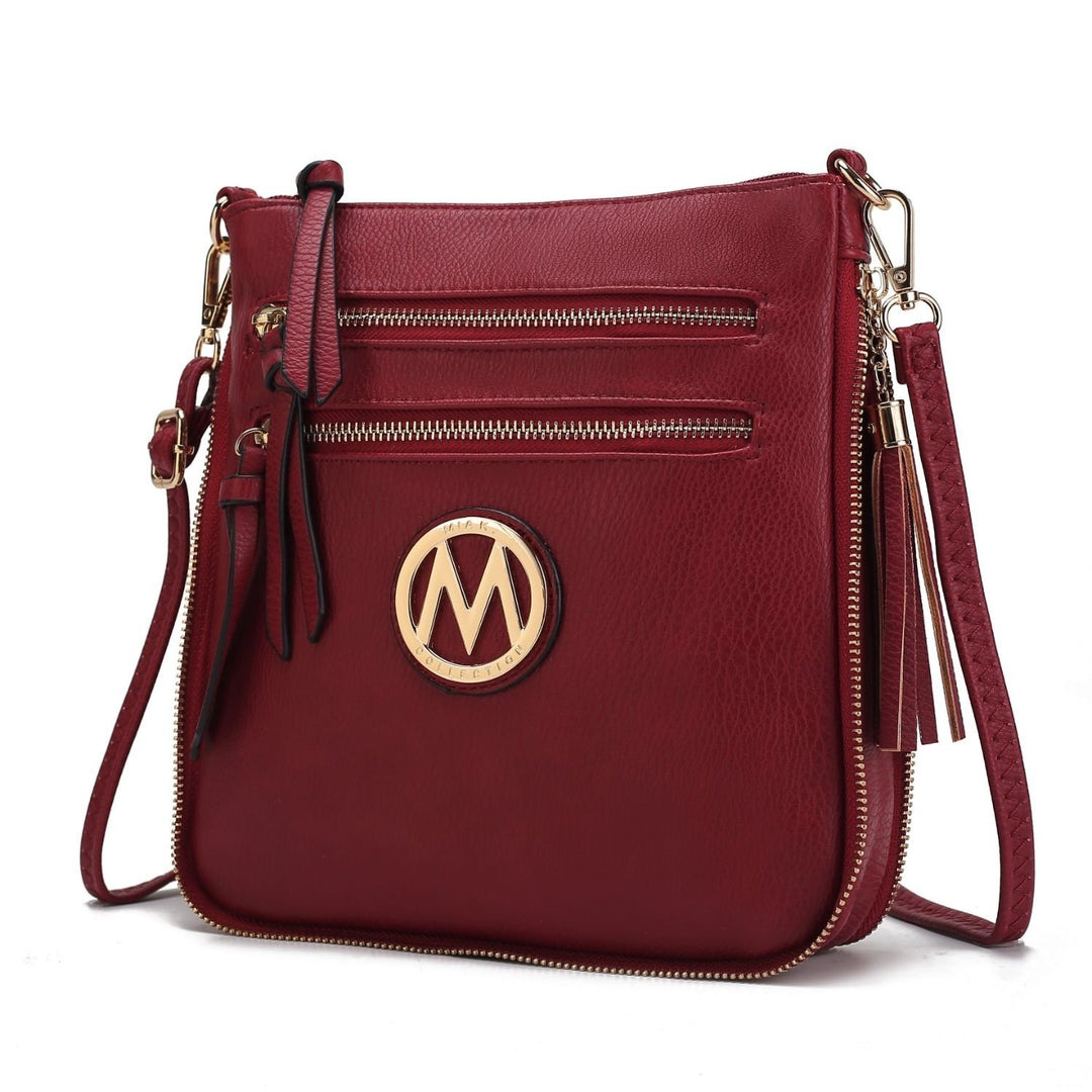 MKF Collection Angelina Shoulder Bag Vegan Leather Crossbody Handbag by Mia K. Image 8