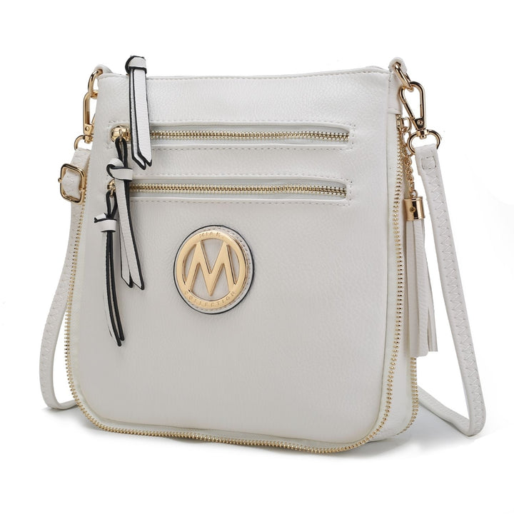 MKF Collection Angelina Shoulder Bag Vegan Leather Crossbody Handbag by Mia K. Image 9