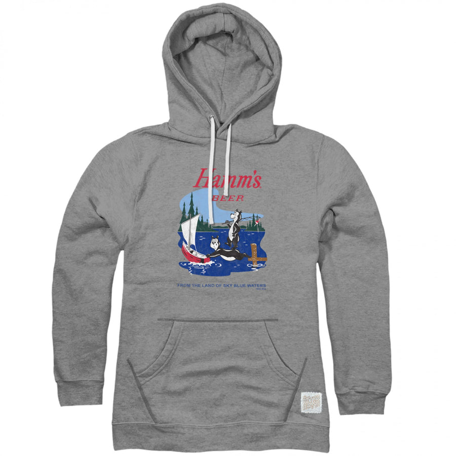 Hamms Beer Bears at the Lake Hoodie Image 1