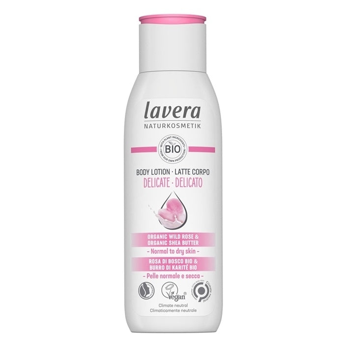 Lavera Body Lotion (Delicate) - With Organic Wild Rose and Organic Shea Butter - For Normal To Dry Skin 200ml/7oz Image 1