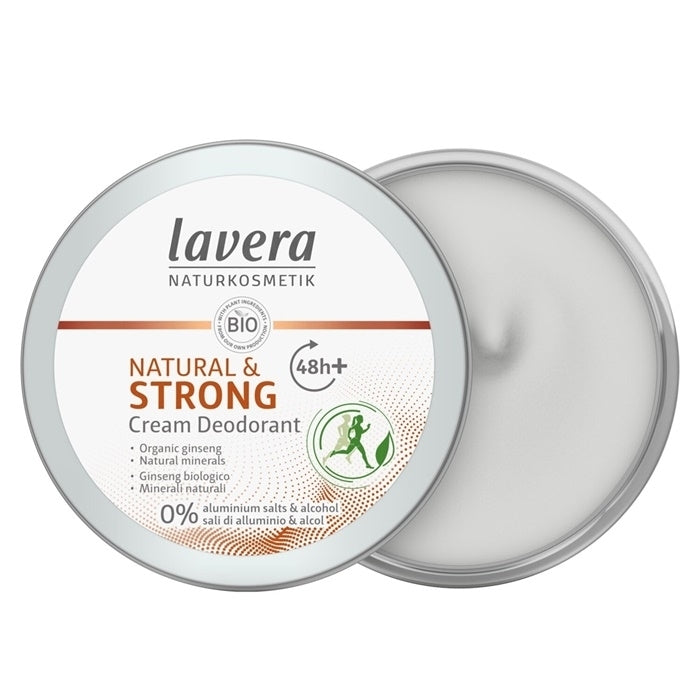 Lavera Natural and Strong Cream Deodorant - With Organic Ginseng 50ml/1.7oz Image 1