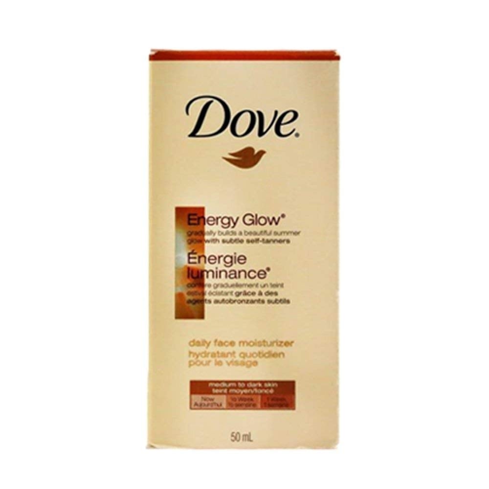 Dove Energy Glow Daily Face Moisturizer - Medium To Dark - 50ml (Pack of 3) Image 1