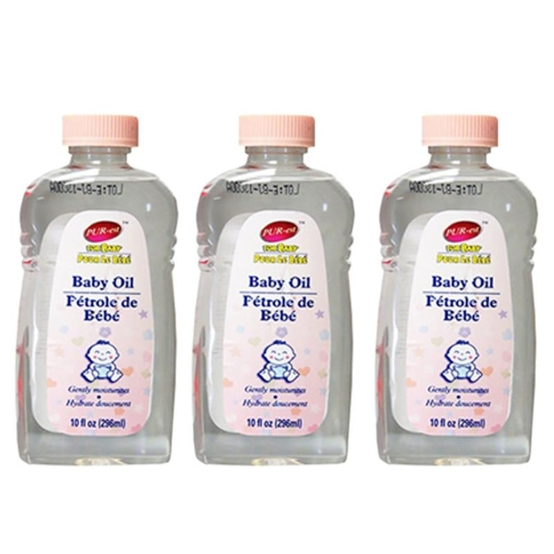 Moisturizing Baby Oil (296ml) (Pack of 3) By Purest Image 1
