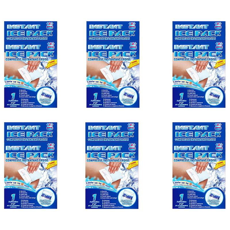 Instant Aid- Instant Ice Pack (Pack of 6) By Purest Image 1