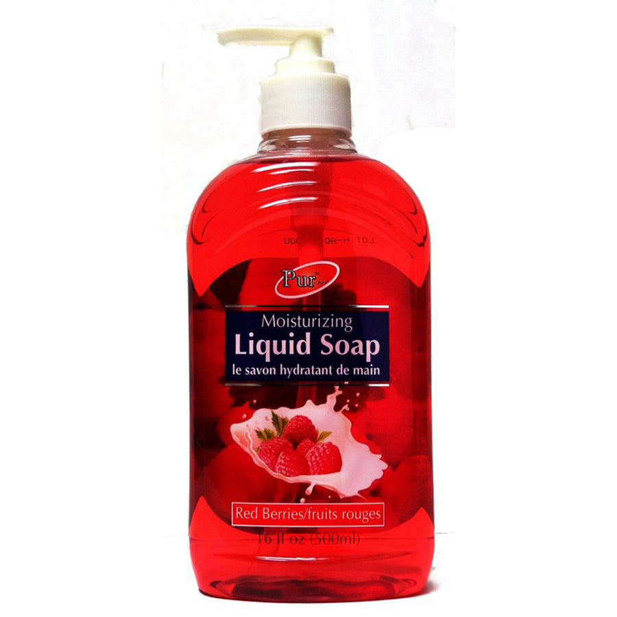 Purest Liquid Soap Clear-Mixed Barries 500ml x 12 Image 1