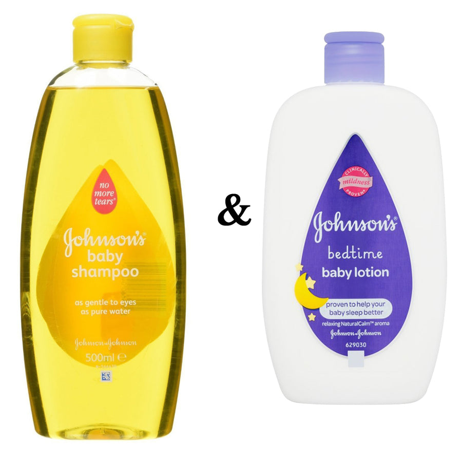 Johnsons Baby Shampoo Original 500Ml and Johnsons Baby Bedtime Lotion 300 Ml By Johnson and Johnson Image 1