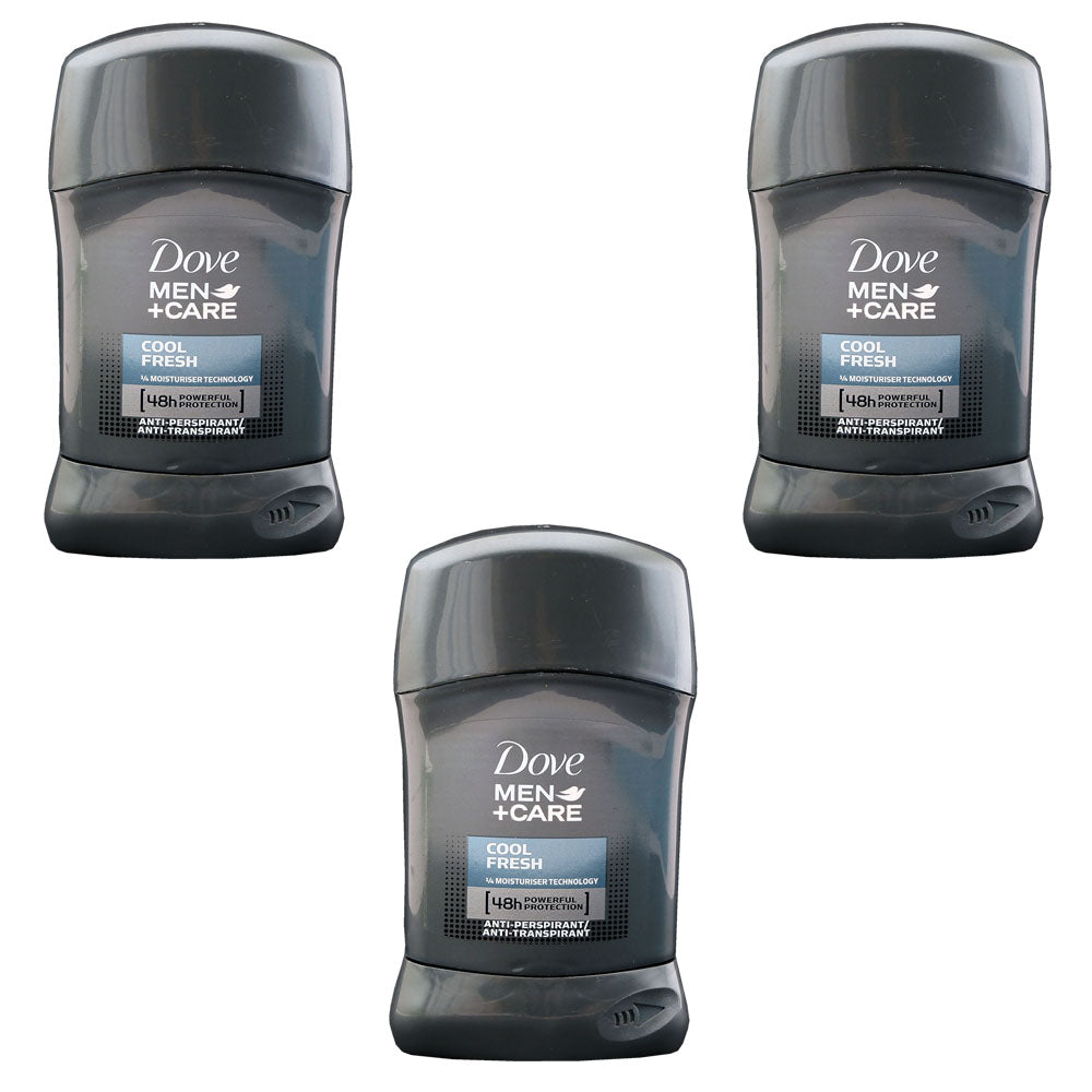 Dove Roll-on Stick Cool Fresh 50ml (Pack of 3) Image 1