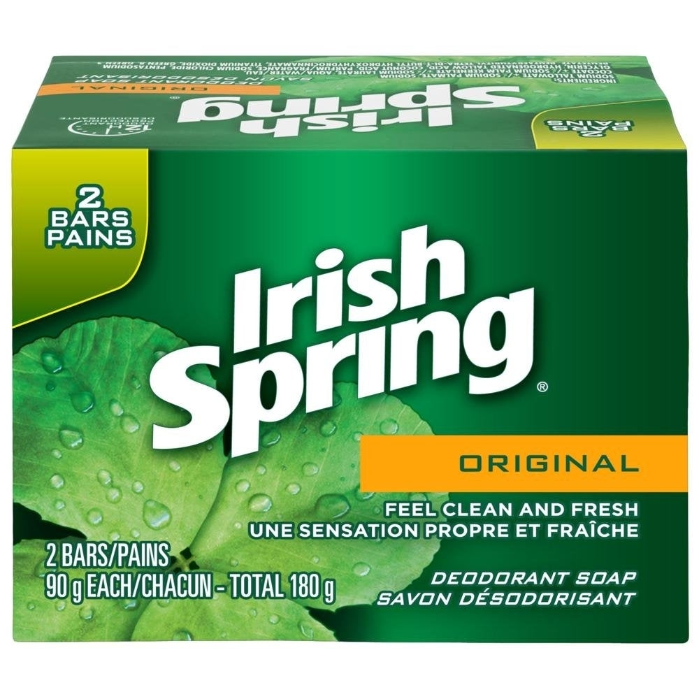 Irish Spring Original Deodorant Bar Soap2x90g Image 1