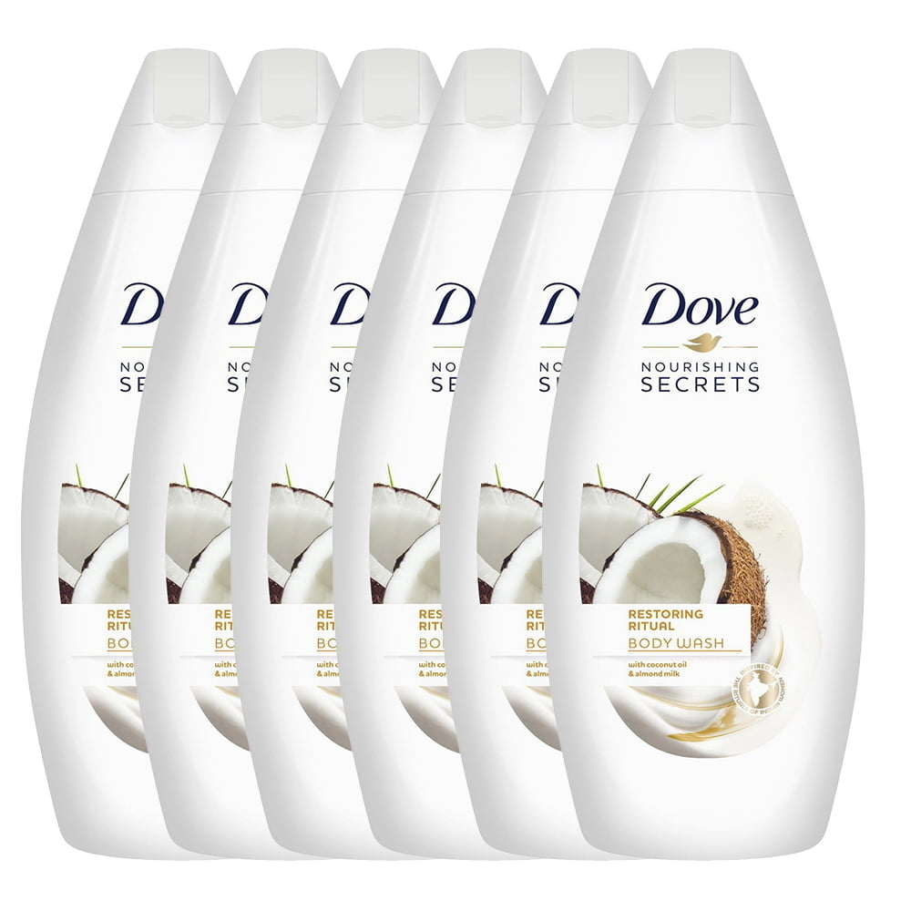 Dove Body Wash Coconut 6X250Ml Image 1