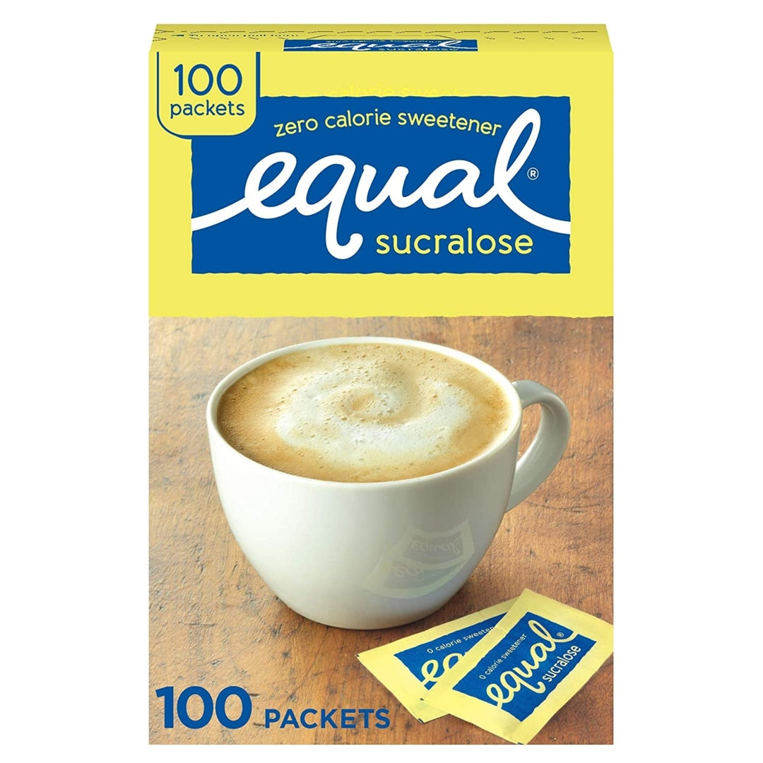 Equal Yellow Packets Sugar Substitute, 100 Packets Image 1