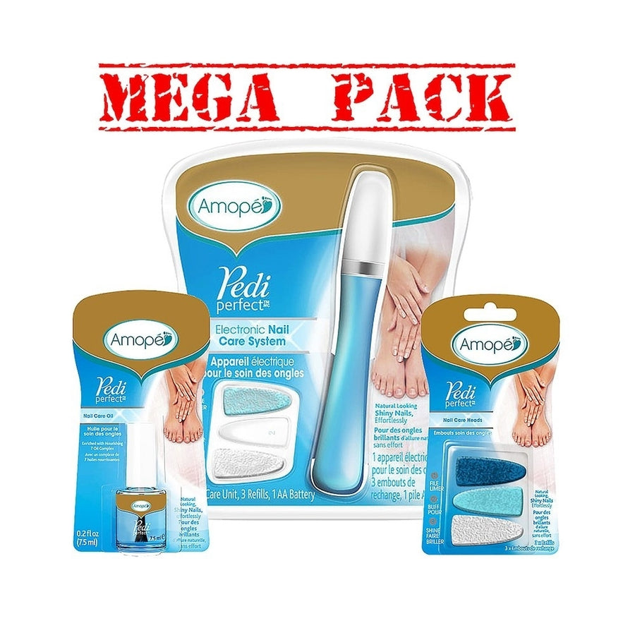 Amope Pedi Perfect Luxury Mega Pack (Nail Care,Oil And Refills) Image 1