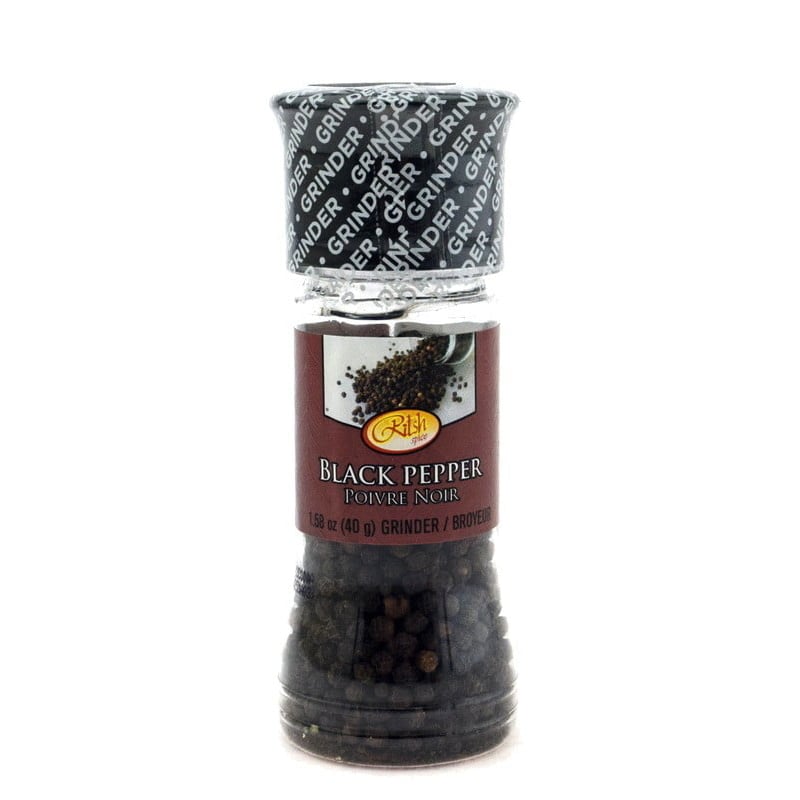 Ritsh Spice Black Peppar Grinder 170g- Pack of 3 Image 1