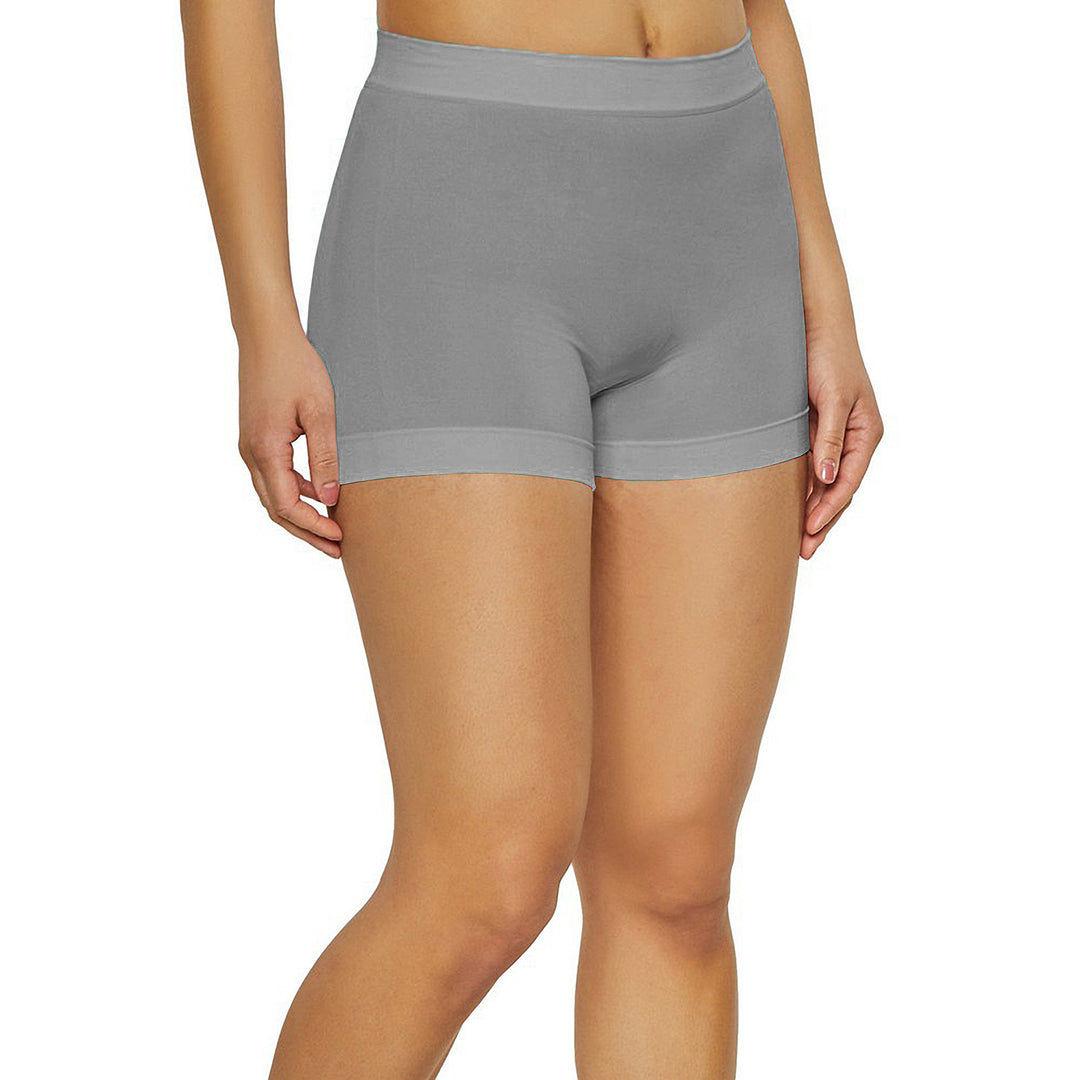 4-Pack Womens High Waisted Biker Bottom Shorts - Yoga Gym Running Ladies Pants Image 6