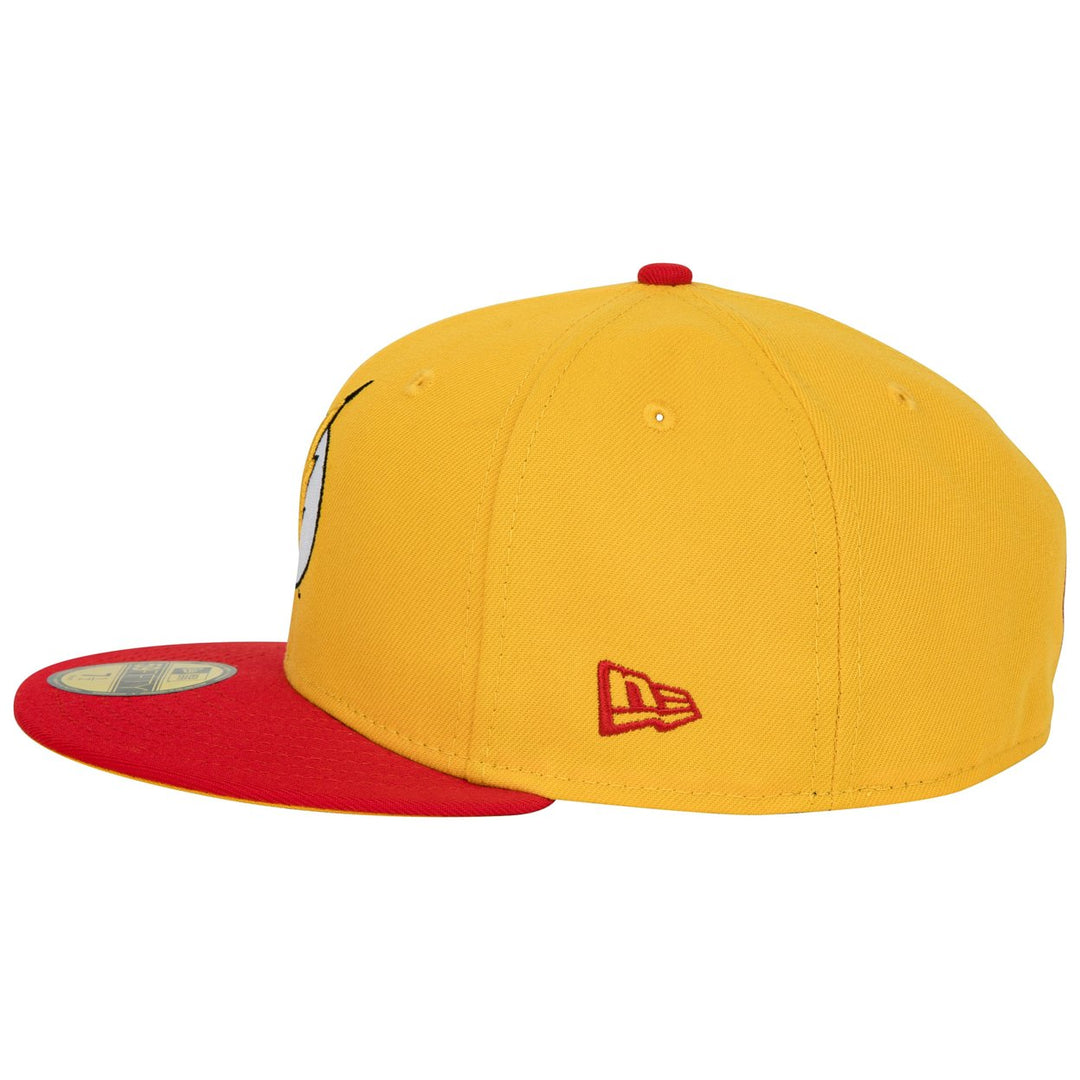 The Flash Logo DC Comics Yellow Colorway Era 59Fifty Fitted Hat Image 3