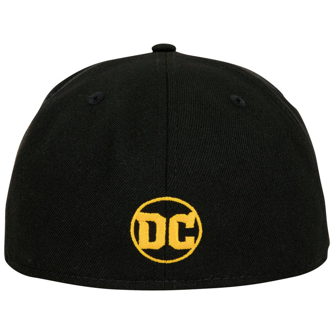 The Flash Logo DC Comics Black Colorway Era 59Fifty Fitted Hat Image 4