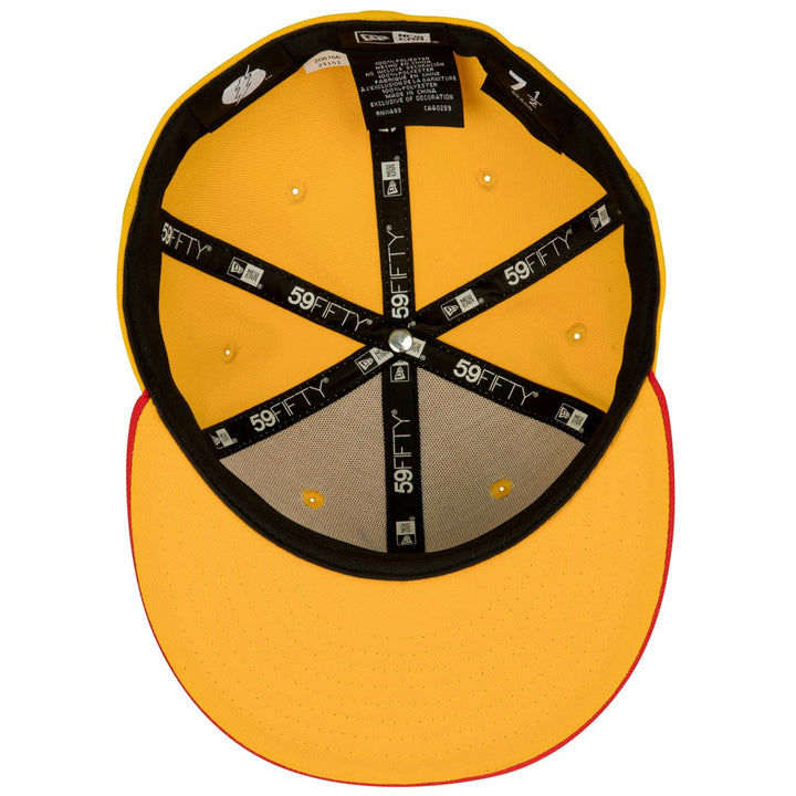 The Flash Logo DC Comics Yellow Colorway Era 59Fifty Fitted Hat Image 6