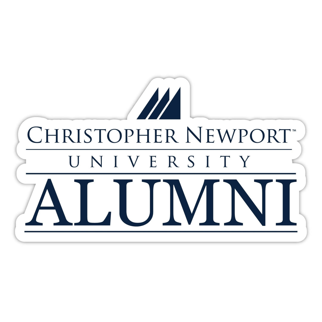 Christopher Newport Captains 4-Inch Alumni 4-Pack NCAA Vinyl Sticker - Durable School Spirit Decal Image 1