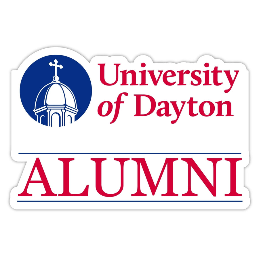 Dayton Flyers 4-Inch Alumni 4-Pack NCAA Vinyl Sticker - Durable School Spirit Decal Image 1